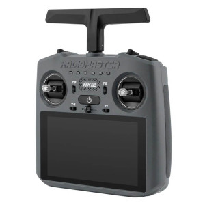 Пульт дистанционного управления RadioMaster AX12 ELRS Android Grey — FPV радиоаппаратура ExpressLRS 2.4 ГГц / 900 МГц, Hall-стики X5, сенсорный экран 5.5", Android 9.0. Photo 3